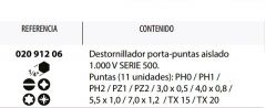 DESTORN.JUEGO AISL.1000V E-PRO 500 PUNTAS FELO