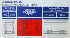 CONECTOR PRESION ROJO LA30/LA56(1/25)