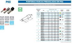 PUNTERA PKE-108 ROJA 1mm L8(100)