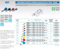 PUNTERA DOBLE PKT-7508 0.75mm L8(100)