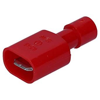 CONECTOR DES.RF-M608P MACHO ROJO(0,25-1,5mm)(100)