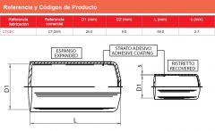 CAPUCHON SKH 25-9 (50-150 BT)TERM.(1)