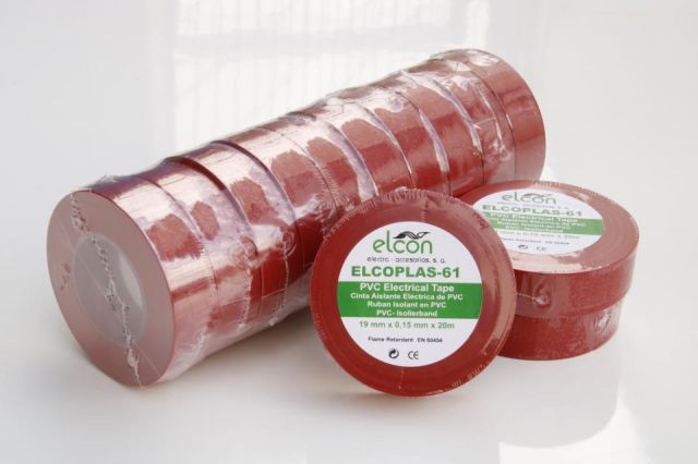 CINTA PVC ROJO 19 X 20(1/10/150)