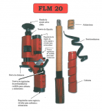 PELADORA FLM20 P/CUBIERTA/SEMIC/ 20/30KV