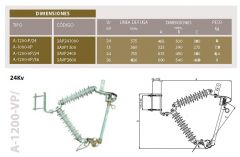 CUT OUT OV 24KV-550P 90º SILICONA NORMA ENDESA