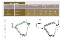 CUT OUT OV 36KV-835P 90º SILICONA NORMA ENDESA