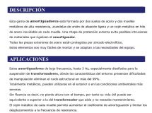 AMORTIG.TRAFOFLEX R C/RUEDA(1240KG)250KVA