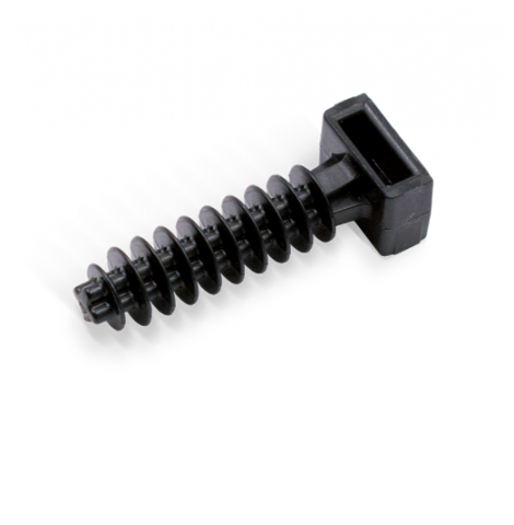 TACO BRIDA NEGRO PARED 8mm BOLSA 100U.