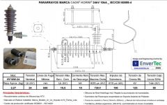 AUTOV.PARARR.24KV 10KA POLIMERICA(1/3)
