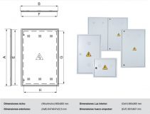 PUERTA MET.CPM2-D4 600 X 600 C/TRIANG.