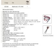 PINZA M.AC/ALT CTL-1000 CAT.3-4 600/1000V AP.40