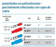 TERM.CILINDRICO BF-BF5 HEMBRA AZUL(1.5-2.5mm)(100)