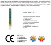 DETECTOR TENS.KOBAN P/CUADROS BT C.IV 600V