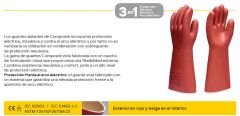 GUANTE AISLANTE COMPOSITE 1000V CL0 T10 PAR