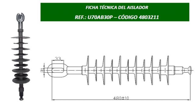 AISLADOR COMP.30Kv U70AB30P IBERDROLA(1)